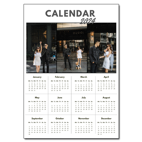 Poster Calendar 2024 _ Love