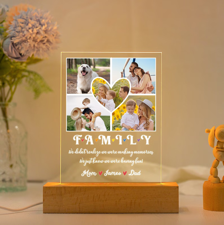Đèn Ngủ LED 3D | Family