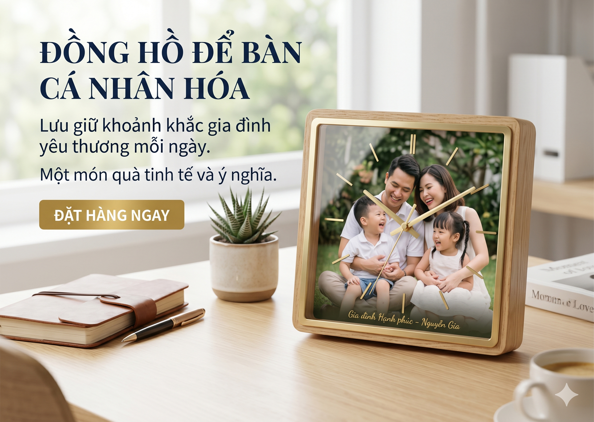 Đồng Hồ Để Bàn